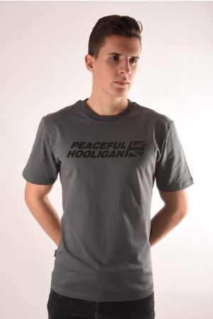 Slant casual siva majica Peaceful Hooligan