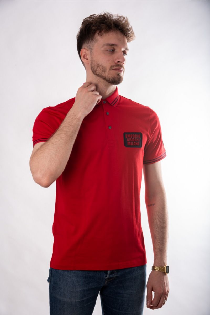 Emporio Armani crvena polo majica